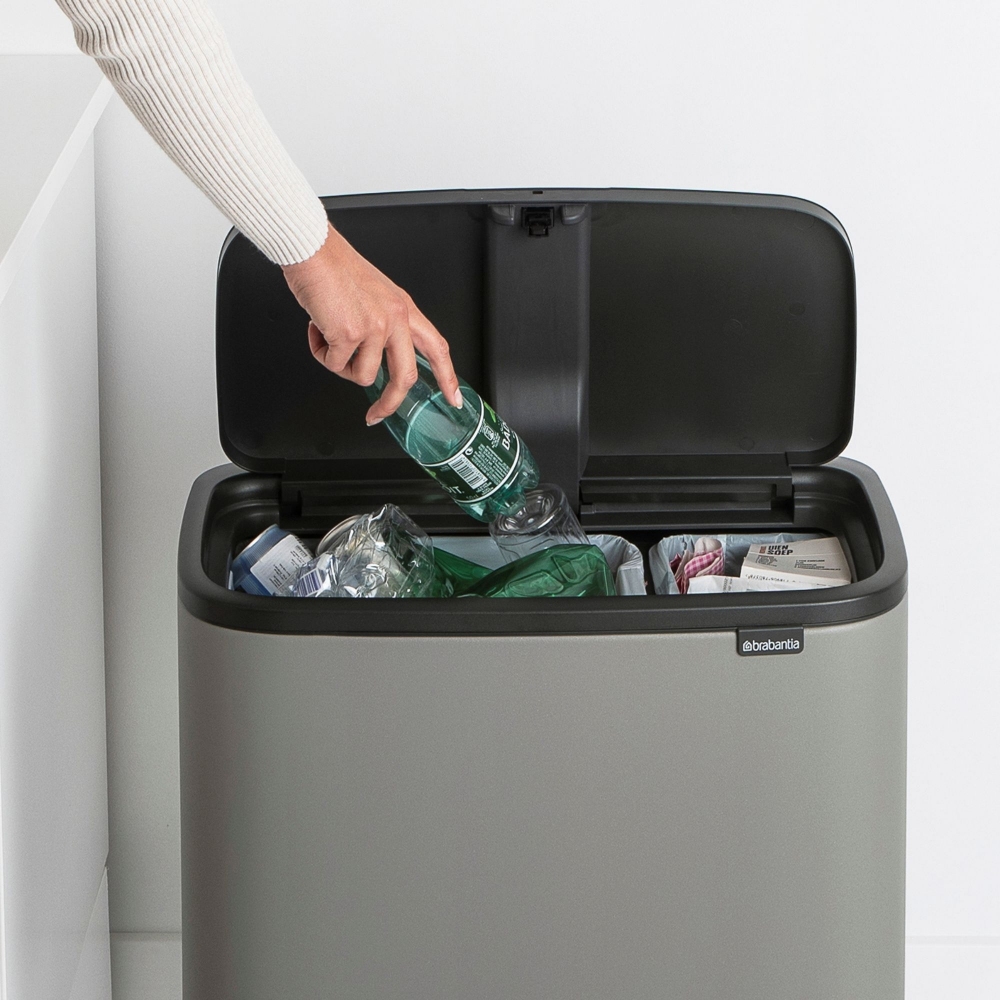 Brabantia Pattumiera Bo Touch Bin 11 + 23 Litri