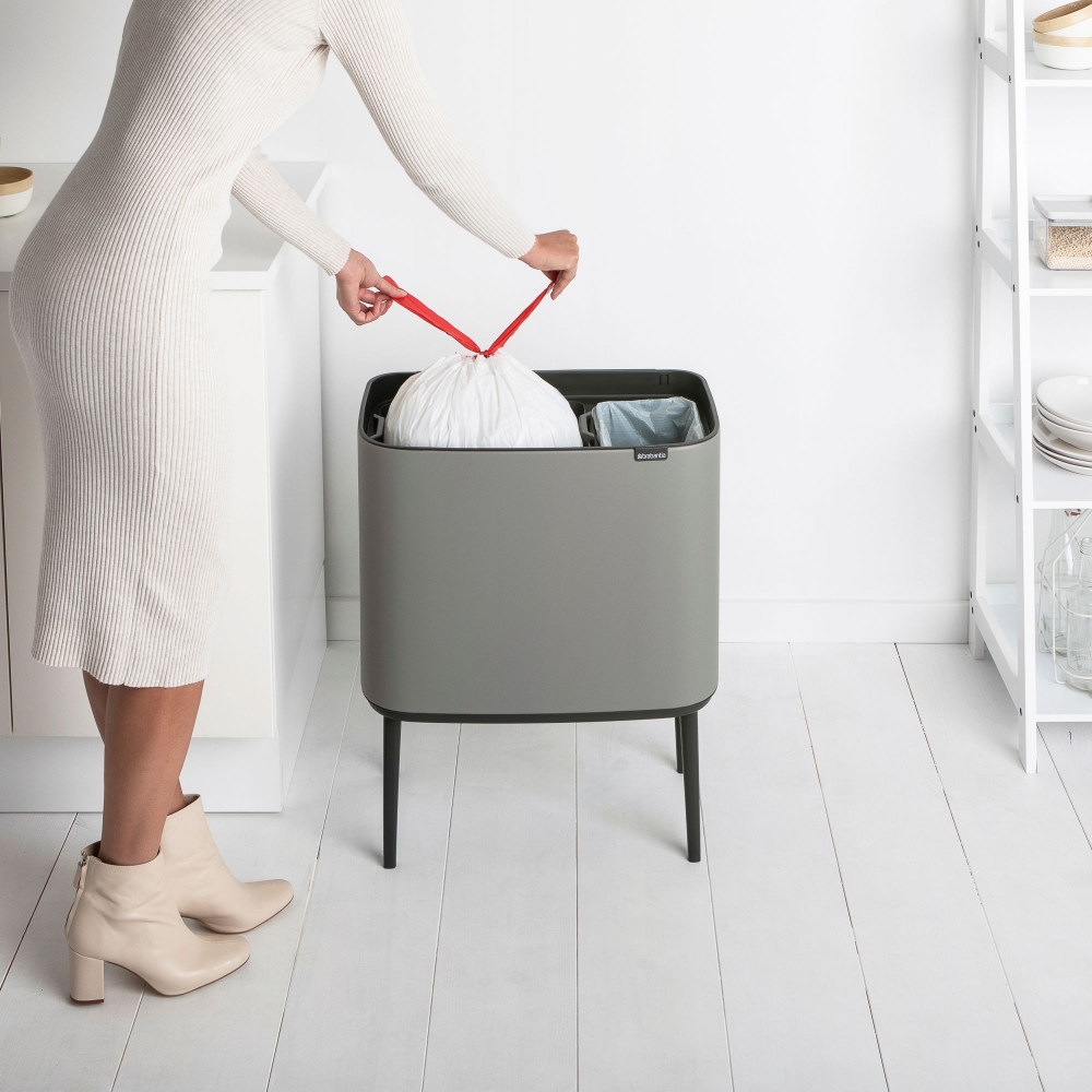 Brabantia Pattumiera Bo Touch Bin 11 + 23 Litri
