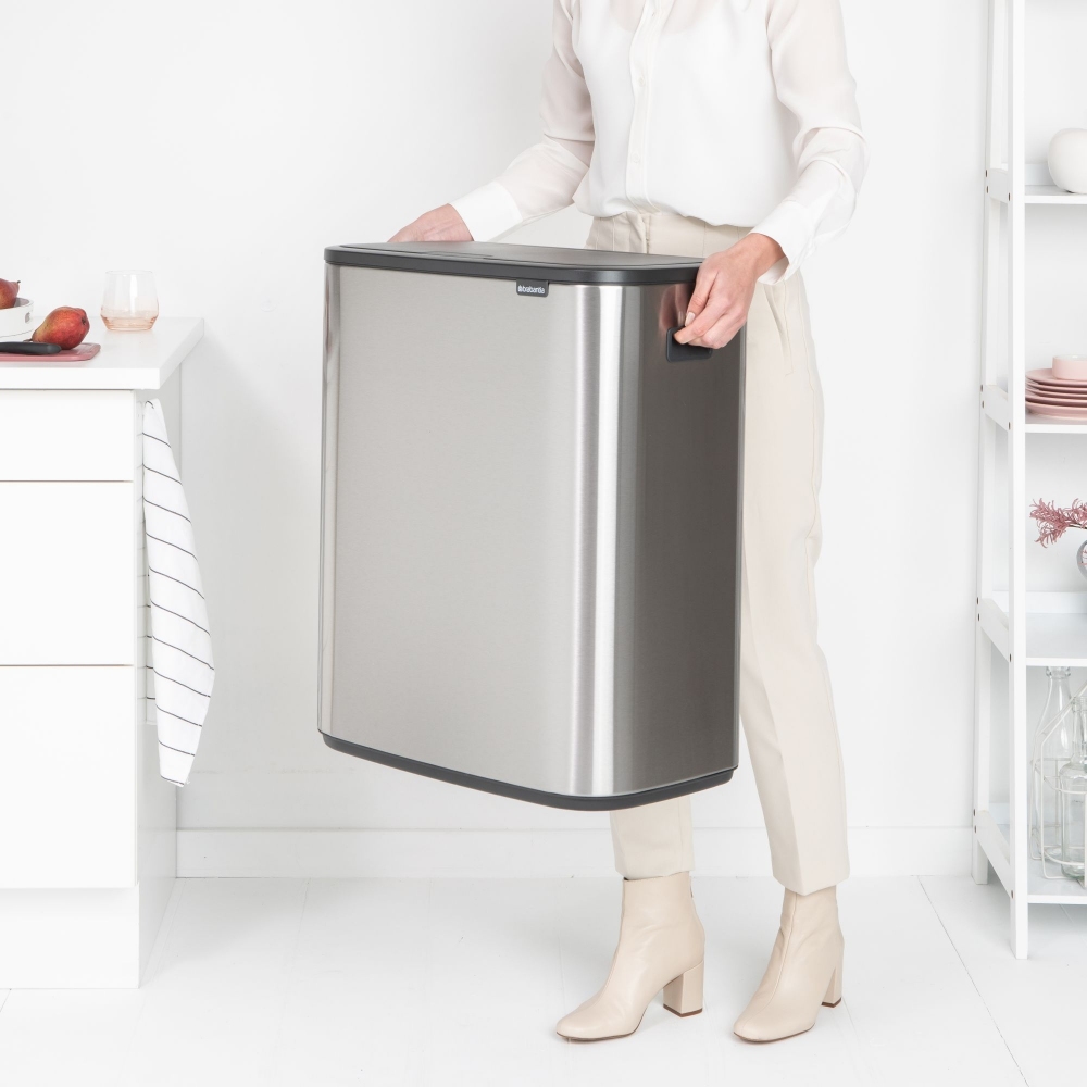 Brabantia Pattumiera Bo Touch Bin 2 x 30 litri
