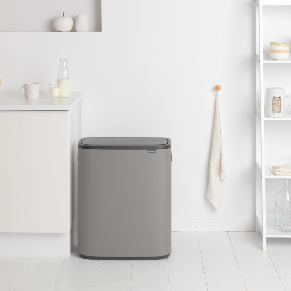 Brabantia Pattumiera Bo Touch Bin 2 x 30 litri