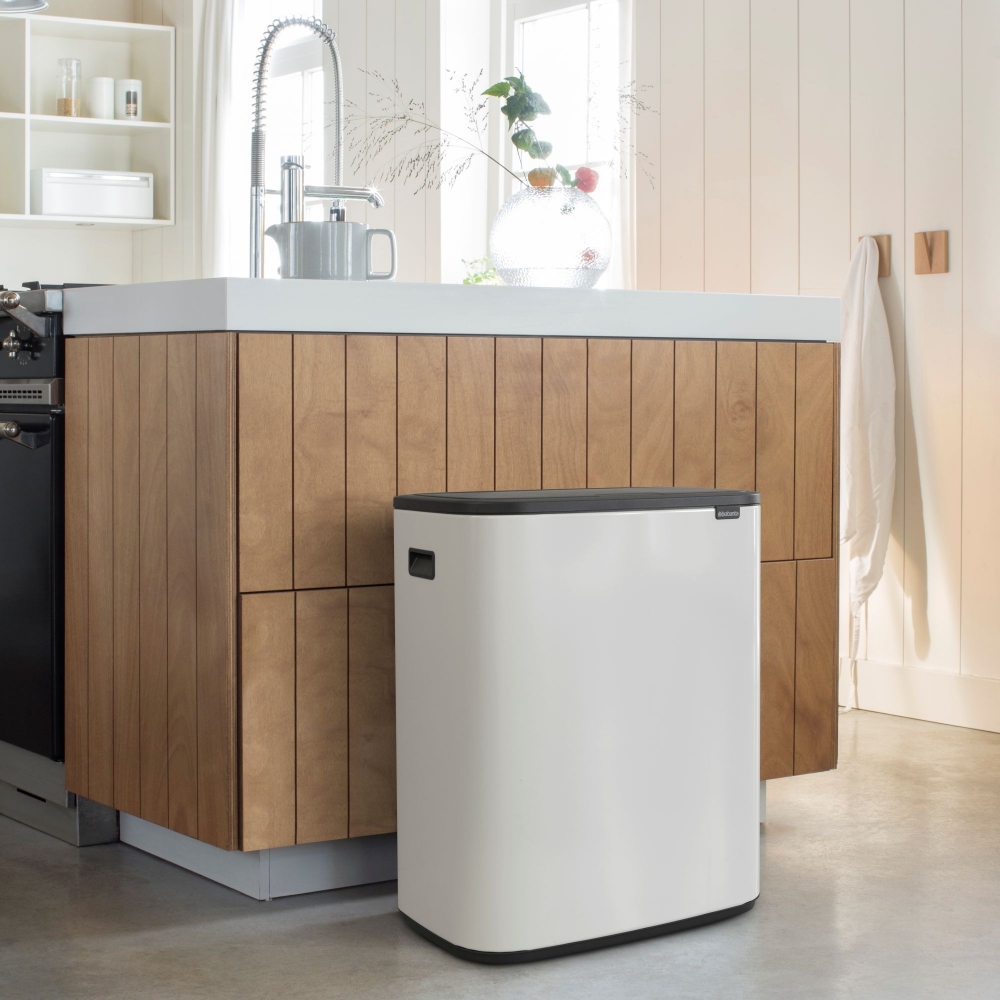 Brabantia Pattumiera Bo Touch Bin 2 x 30 litri