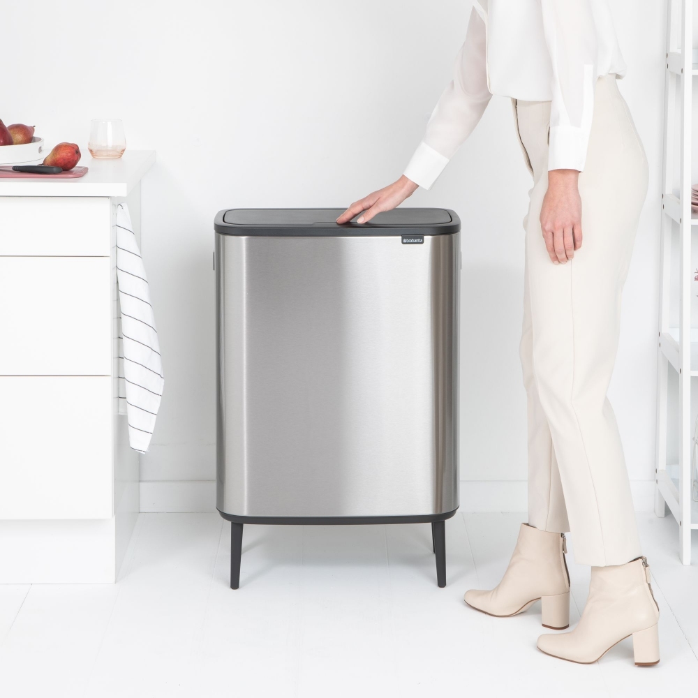 Brabantia Pattumiera Bo Touch Bin Hi 2 x 30 litri