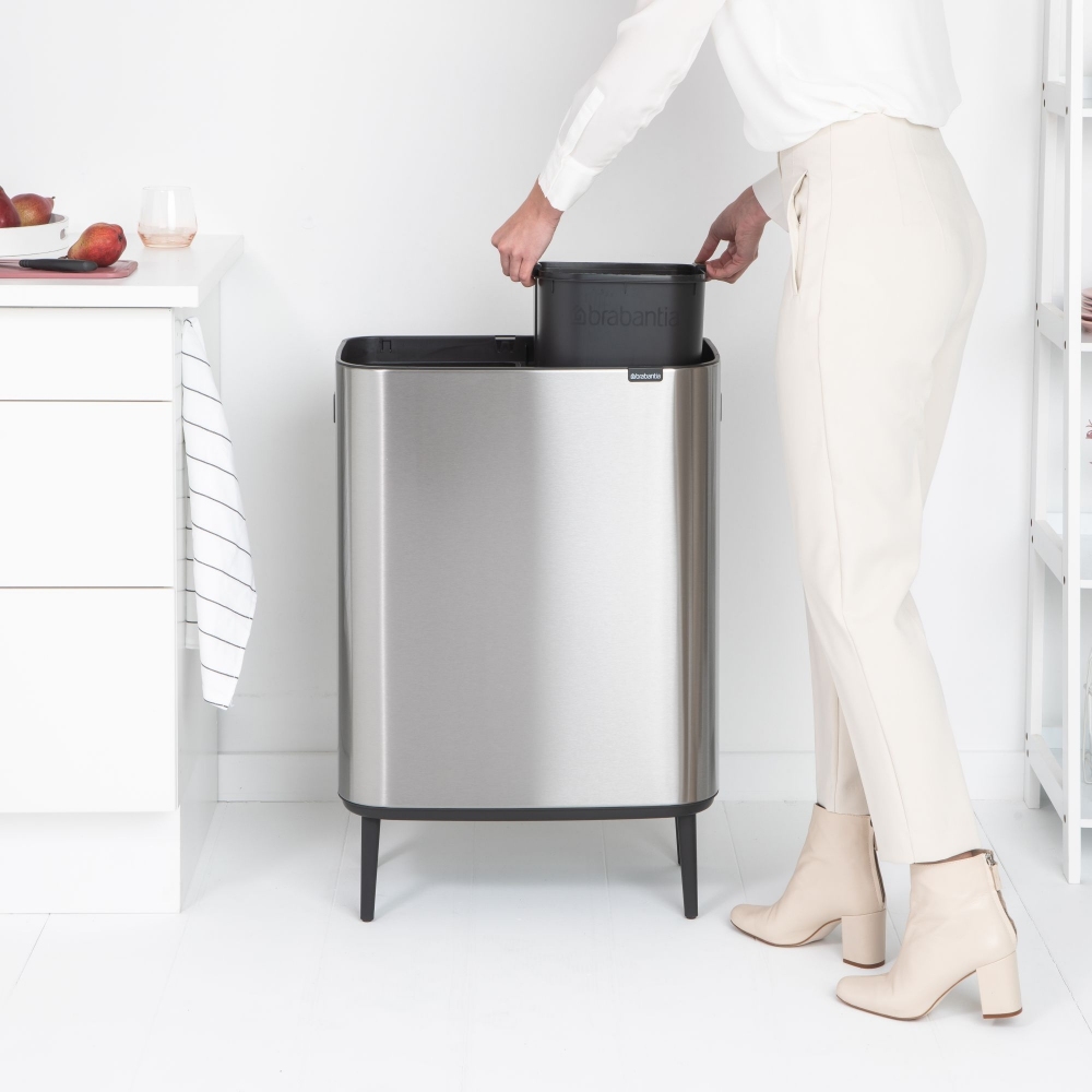 Brabantia Pattumiera Bo Touch Bin Hi 2 x 30 litri