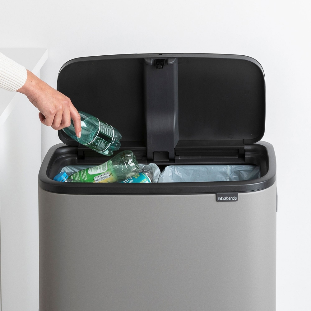 Brabantia Pattumiera Bo Touch Bin Hi 2 x 30 litri