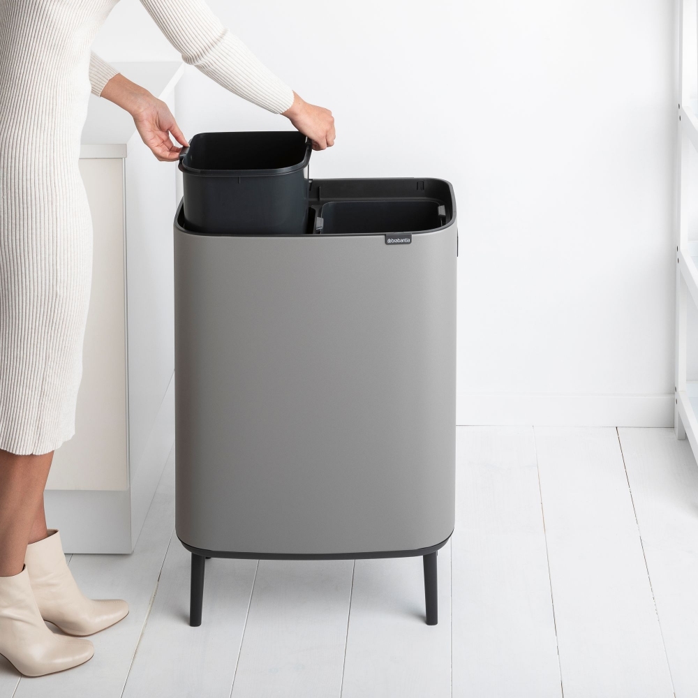 Brabantia Pattumiera Bo Touch Bin Hi 2 x 30 litri