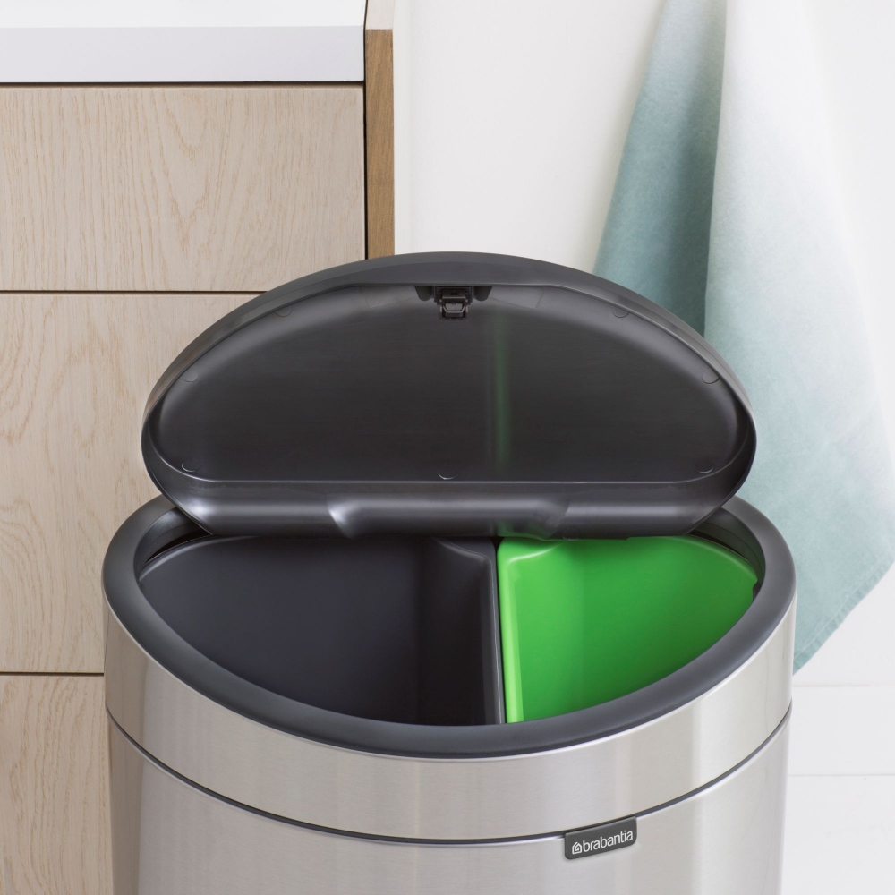Brabantia Pattumiera Touch Bin New 23 + 10 litri