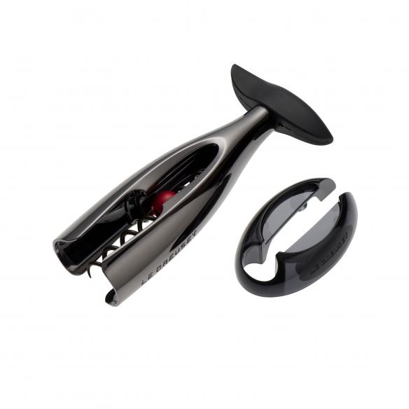 Le Creuset GS-300 Active ball metal corkscrew with FC-200 foil cutter