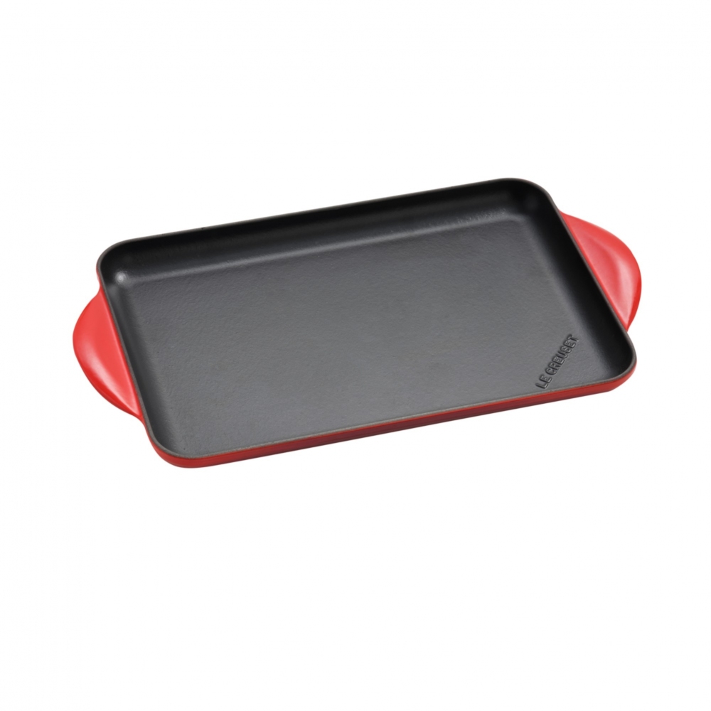 Le Creuset grill rettangolare liscio...