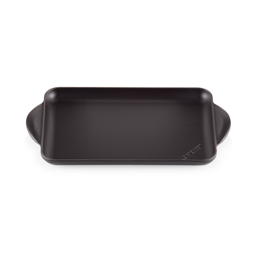 Le Creuset grill rettangolare liscio Tradition 32x22 cm