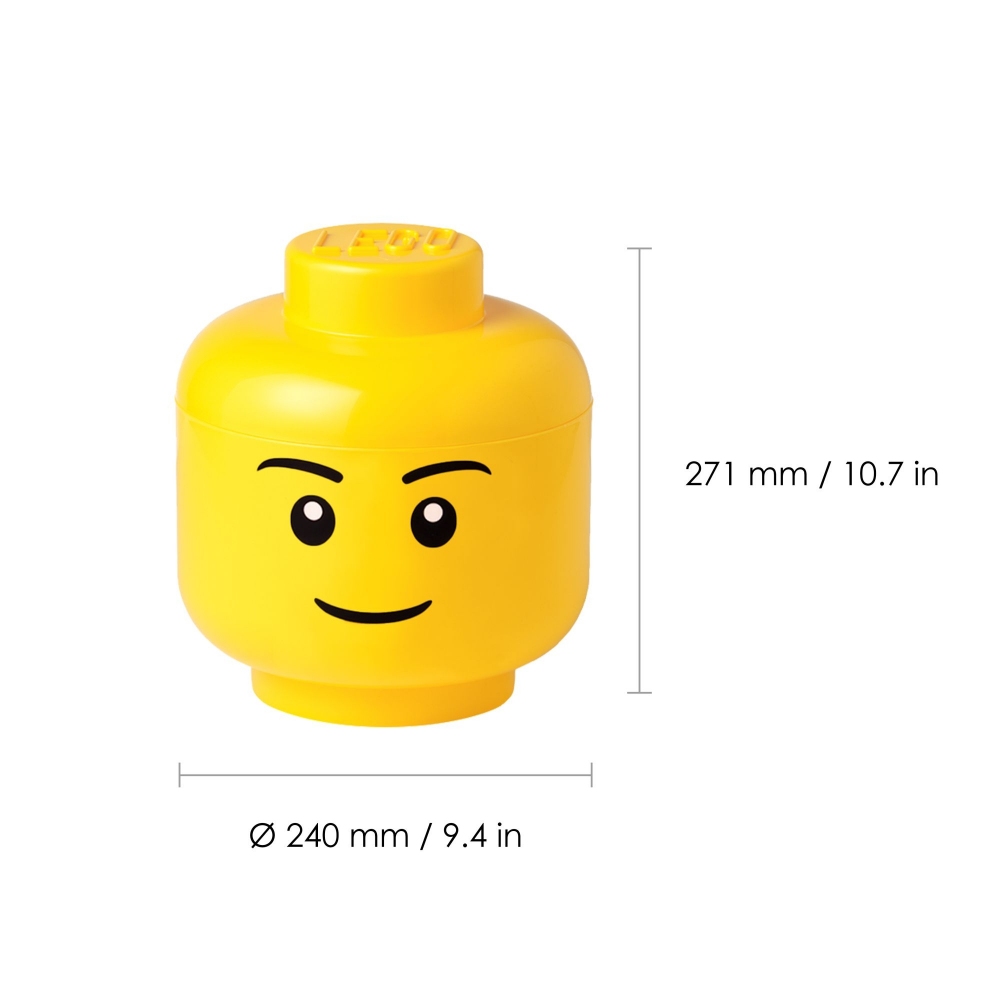 Lego® Head Boy container