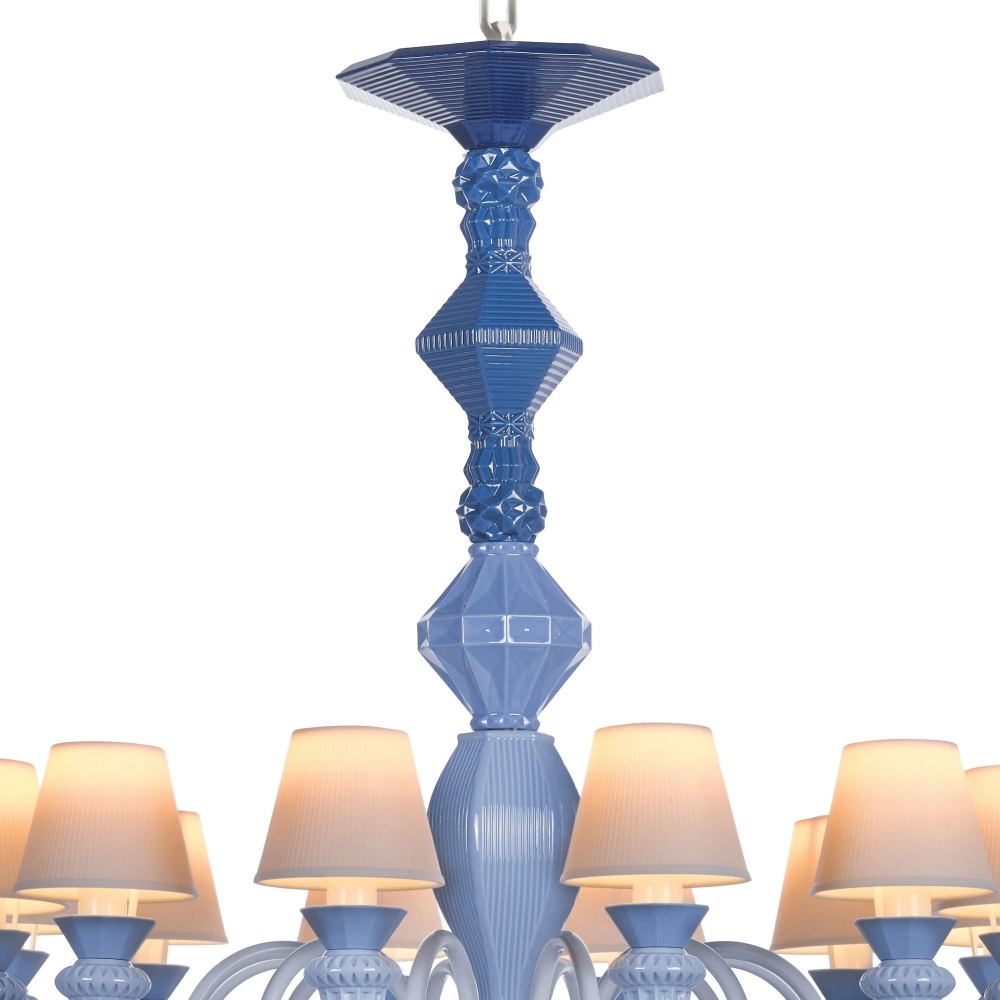 Lladrò Belle de Nuit 12-lights suspension lamp