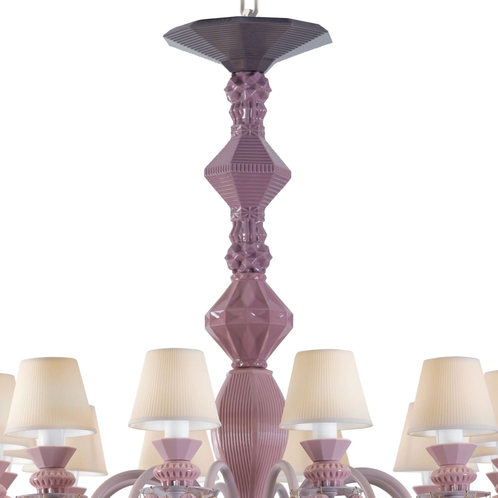 Lladrò Belle de Nuit 12-lights suspension lamp