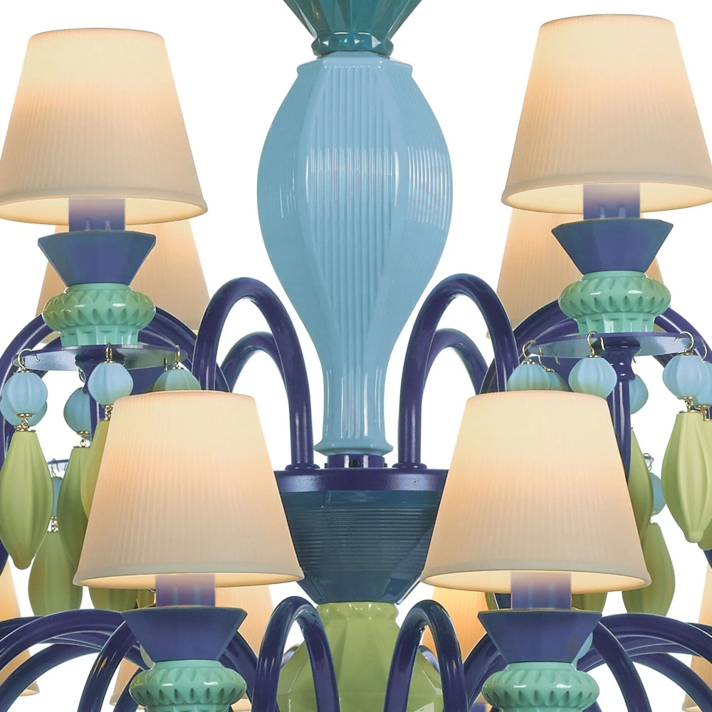 Lladrò Belle de Nuit 24-lights suspension lamp