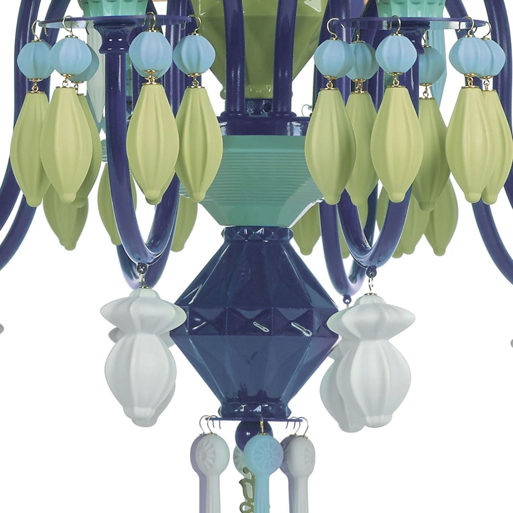 Lladrò Belle de Nuit 24-lights suspension lamp