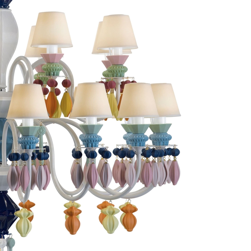 Lladrò Belle de Nuit 24-lights suspension lamp