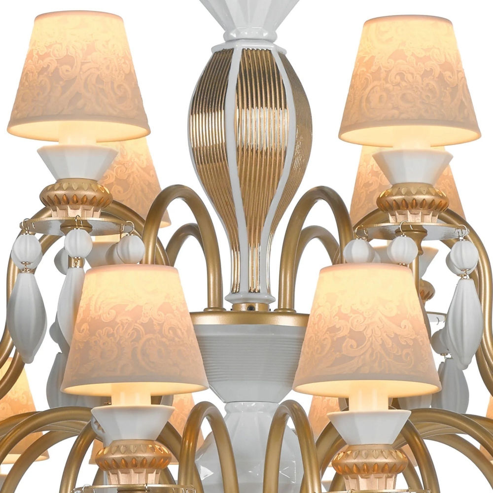 Lladrò Belle de Nuit 24-lights suspension lamp