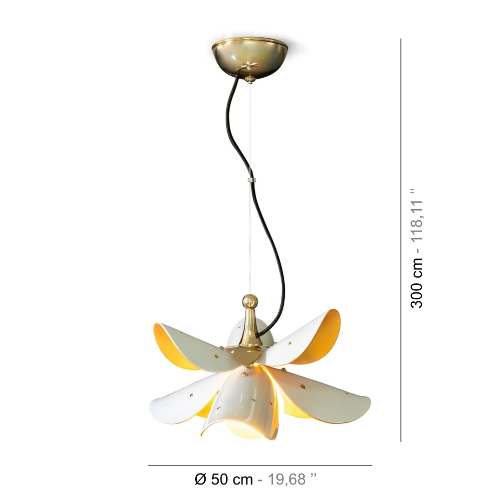 Lladrò Blossom Suspension Lamp