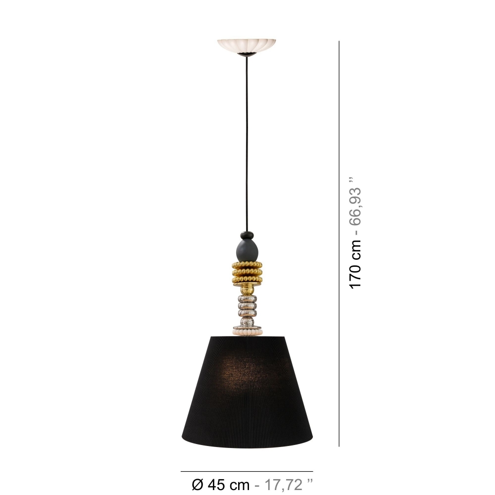 Lladrò Firefly Suspension Lamp by Olga Hanono