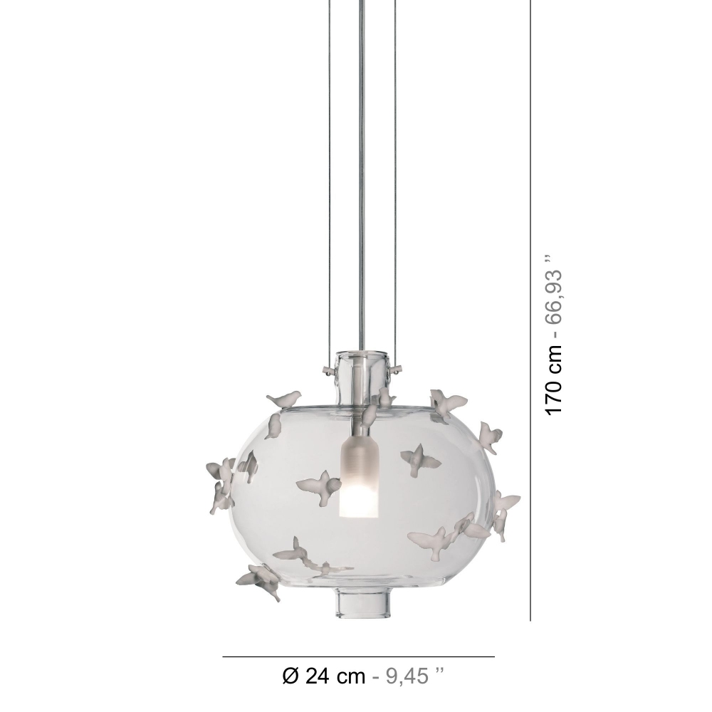 Lladró Freeze Frame I Pendant Lamp