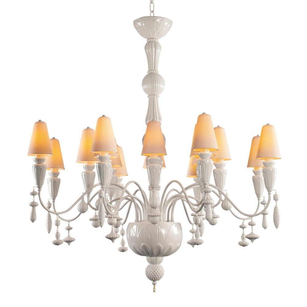 Lladrò Ivy & Seed suspension lamp with 16 lights / Medium