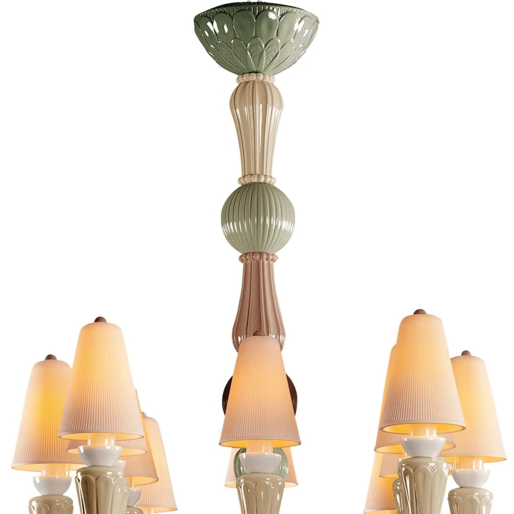 Lladrò Ivy & Seed suspension lamp with 16 lights / Medium