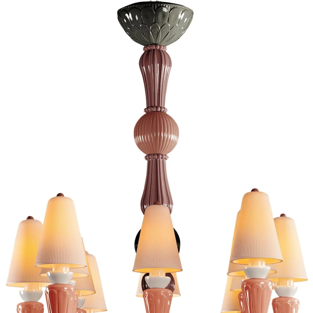 Lladrò Ivy & Seed suspension lamp with 16 lights / Medium