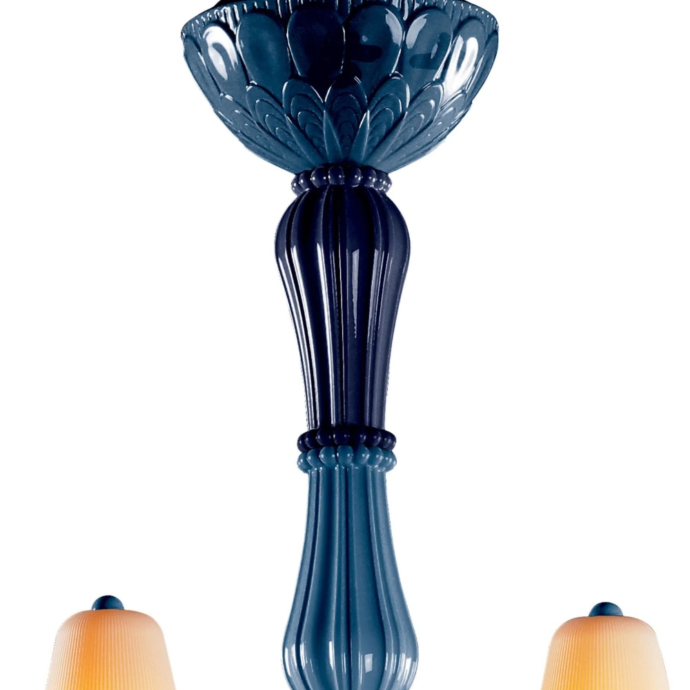Lladrò Ivy and Seed 8 lights suspension lamp