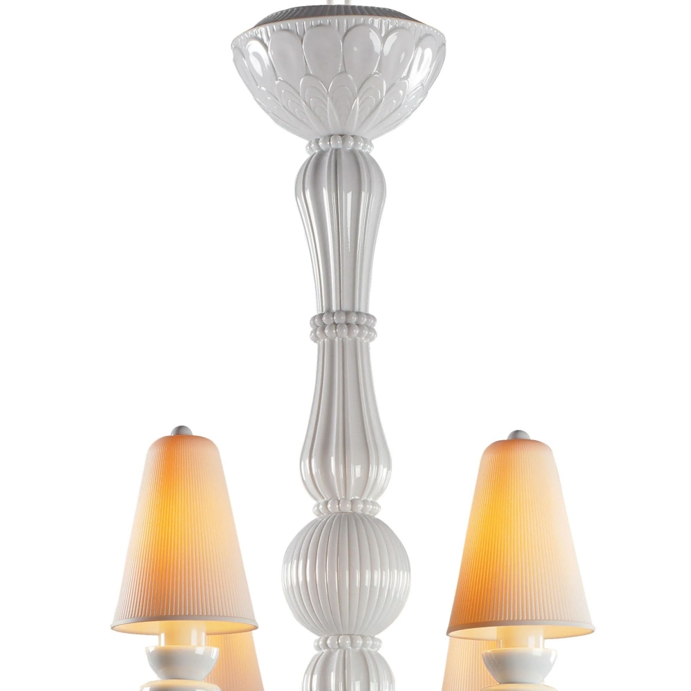 Lladrò Ivy and Seed 8 lights suspension lamp