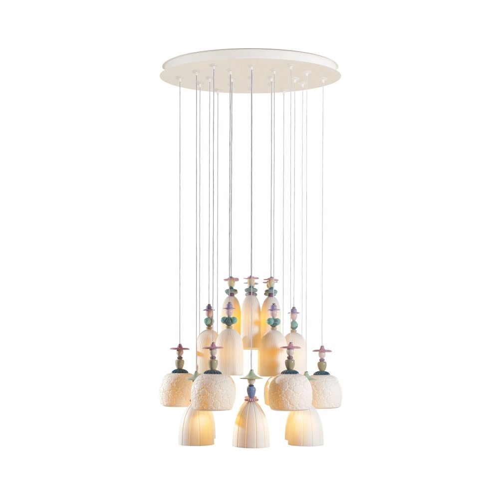 Lladrò Mademoiselle Walking Among The...