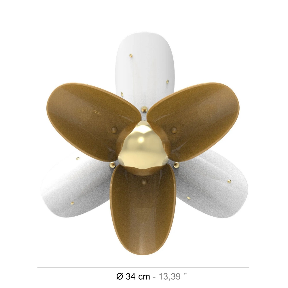 Lladrò Lampada da parete Blossom