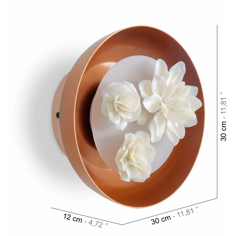 Lladrò Lampada da parete Bouquet