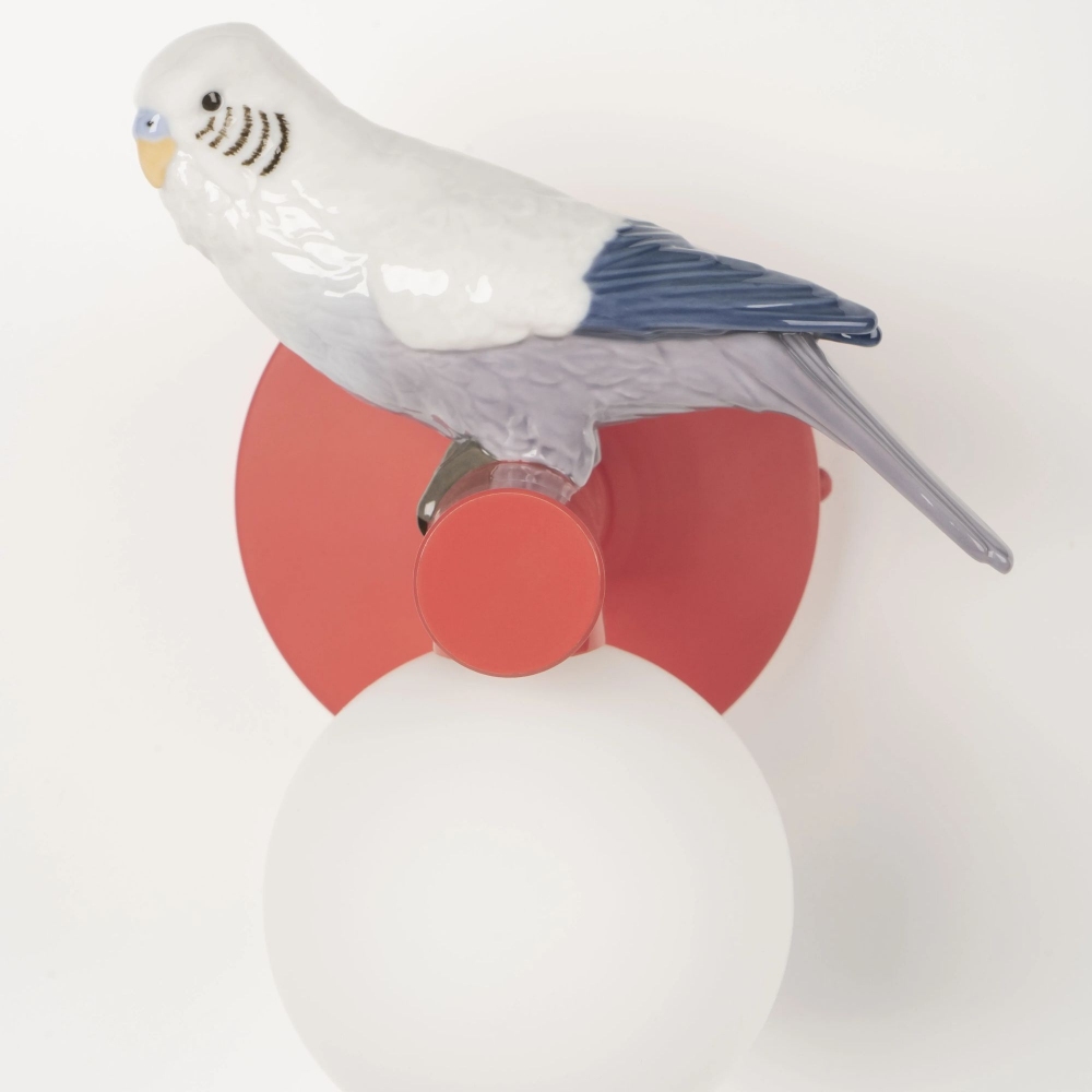 Lladrò Lampada da parete Parrot sinistra
