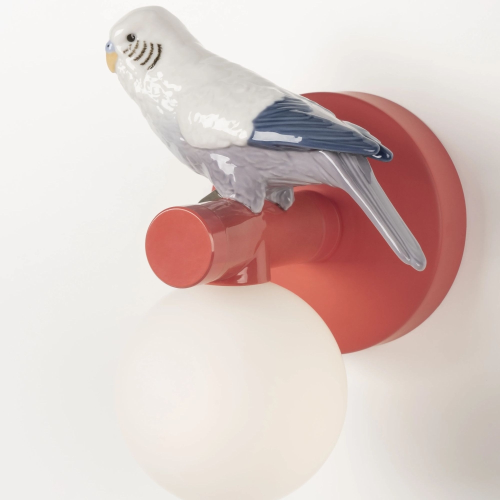 Lladrò Lampada da parete Parrot sinistra