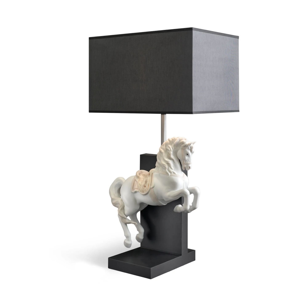 Lladrò Lampada da tavolo Cavallo in...
