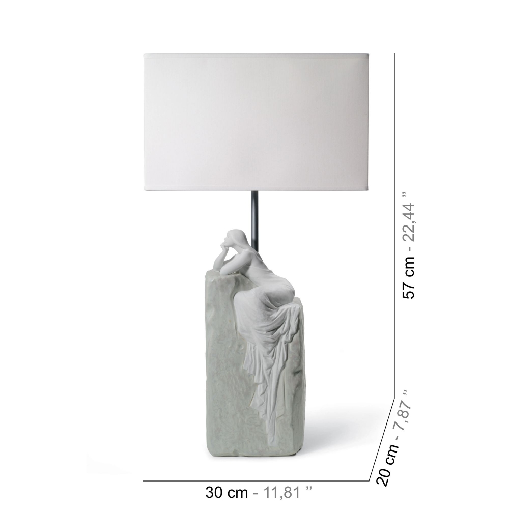 Lladrò Donna Contemplativa II Table Lamp