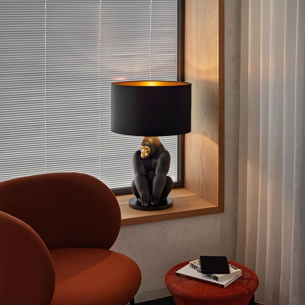 Lladrò Gorilla Table Lamp