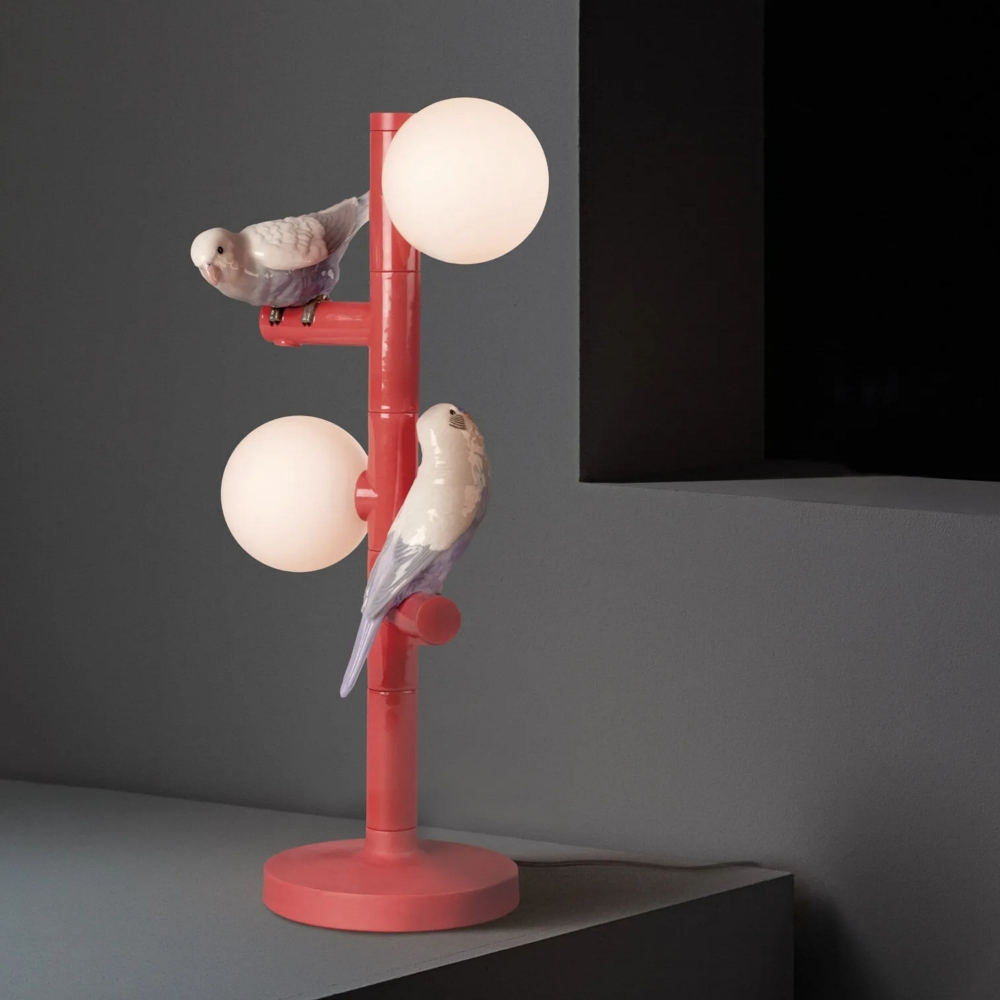 Lladrò Parrot Table Lamp