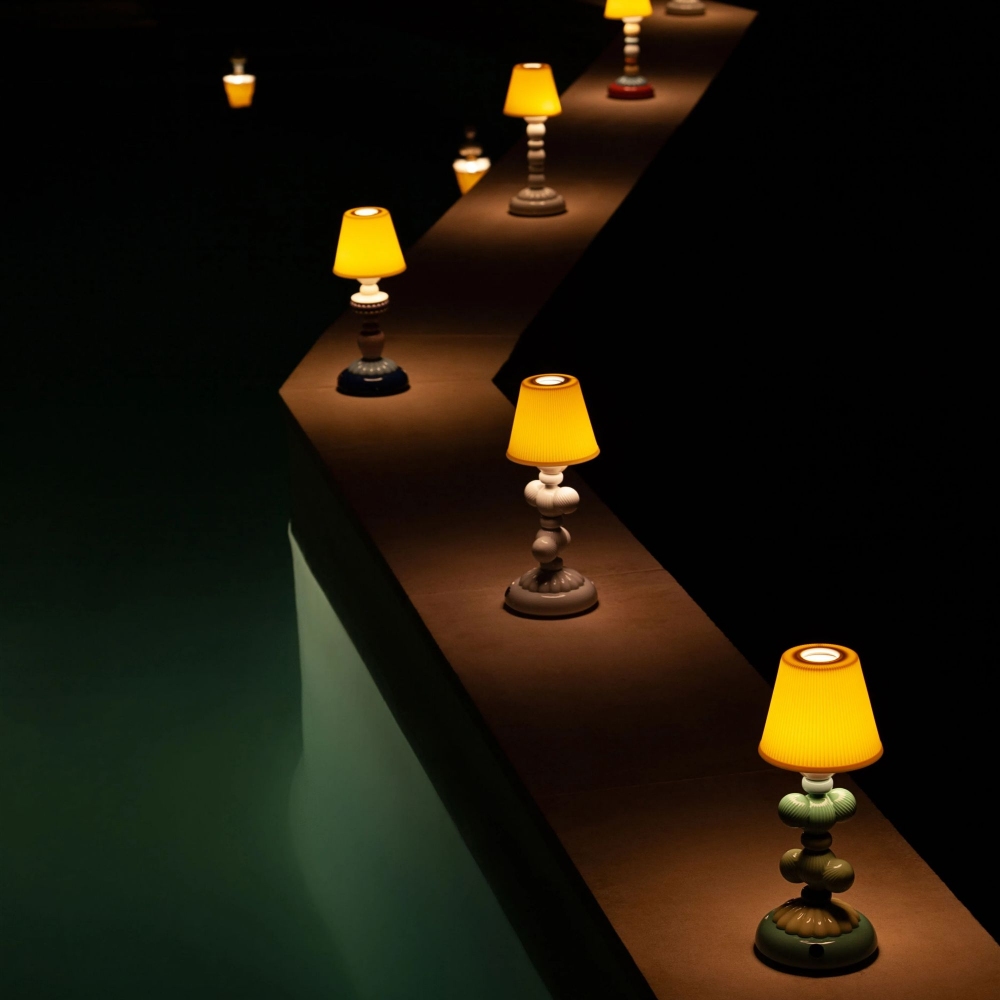 Lladrò Lampada da tavolo senza fili Firefly Cactus
