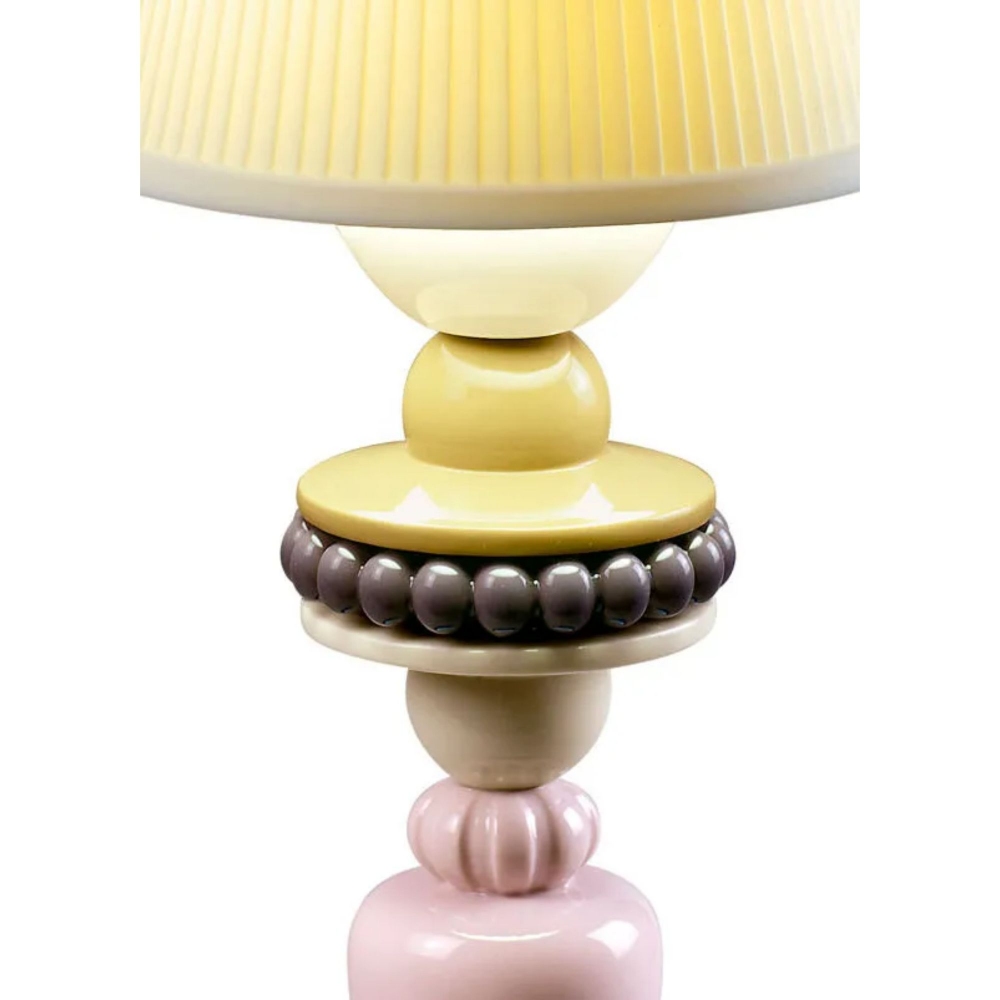 Lladrò Lampada da tavolo senza fili Firefly Sunflower