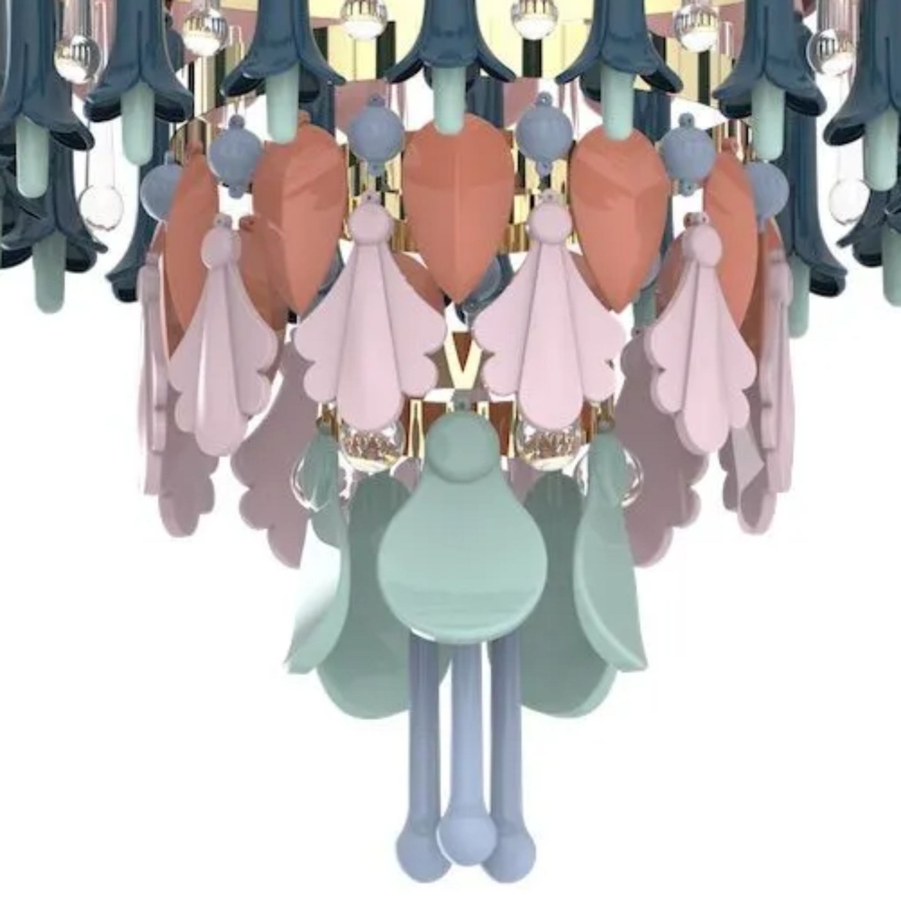 Lladrò Lampadario Seasons cm. 70