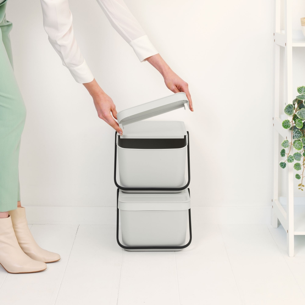 Brabantia Pattumiera impilabile Sort & Go 20 litri