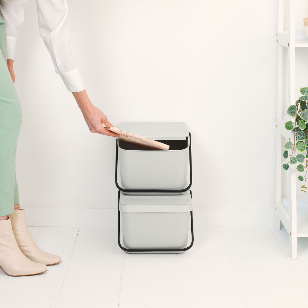 Brabantia Pattumiera impilabile Sort & Go 20 litri