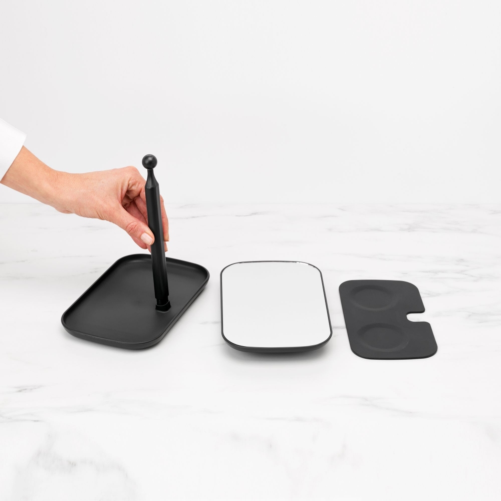 Brabantia Specchio da bagno con vassoio ReNew