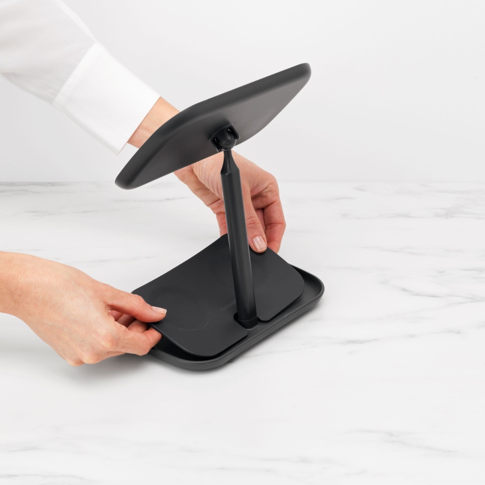 Brabantia Specchio da bagno con vassoio ReNew