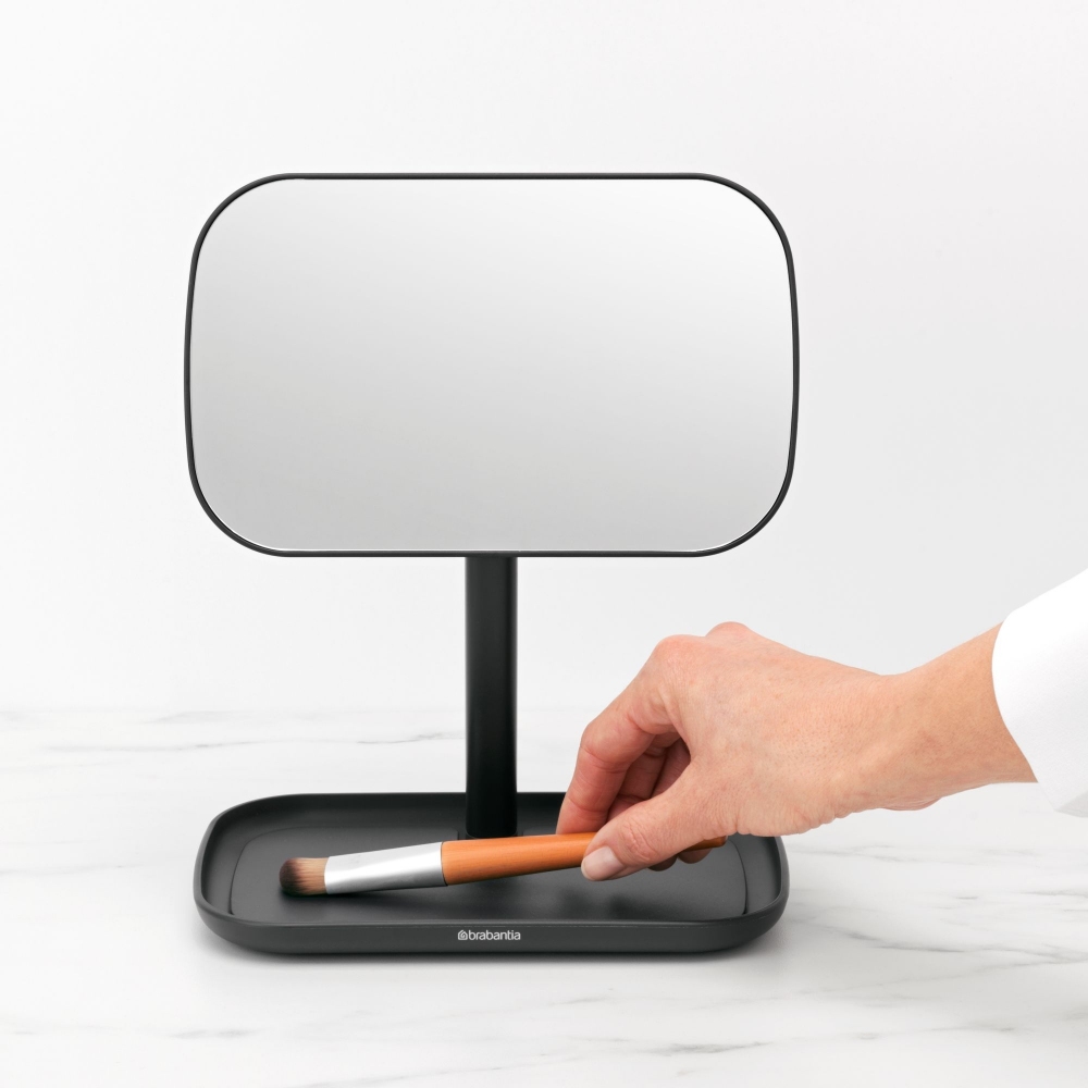 Brabantia Specchio da bagno con vassoio ReNew