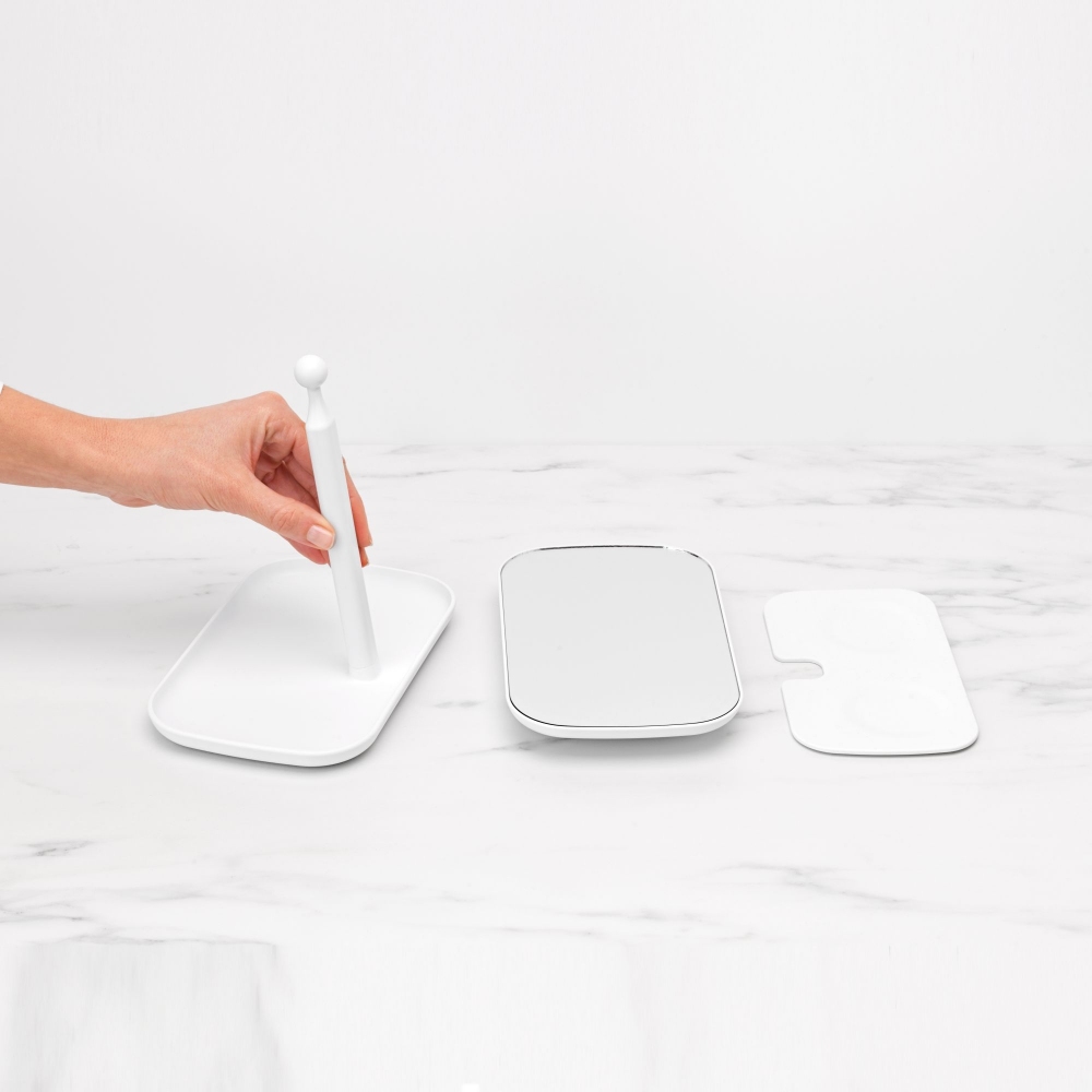 Brabantia Specchio da bagno con vassoio ReNew