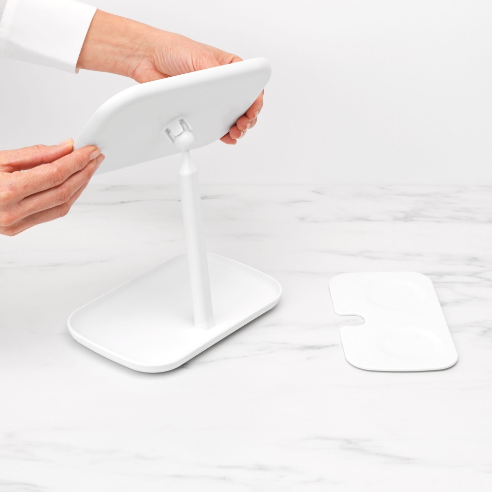 Brabantia Specchio da bagno con vassoio ReNew