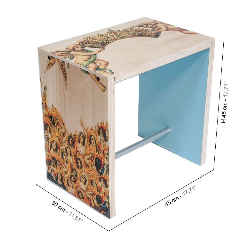 Covo Sgabello Nordico Verace h 45 cm