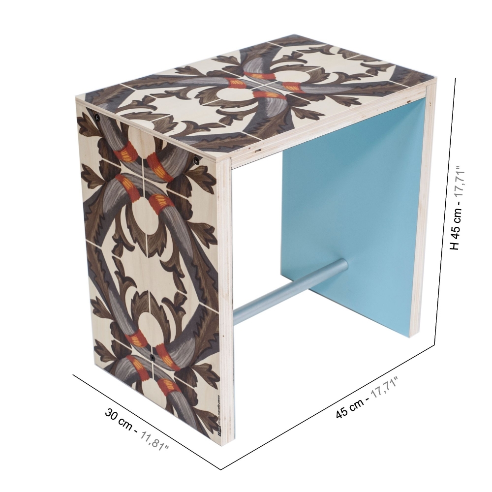 Covo Sgabello Nordico Verace h 45 cm