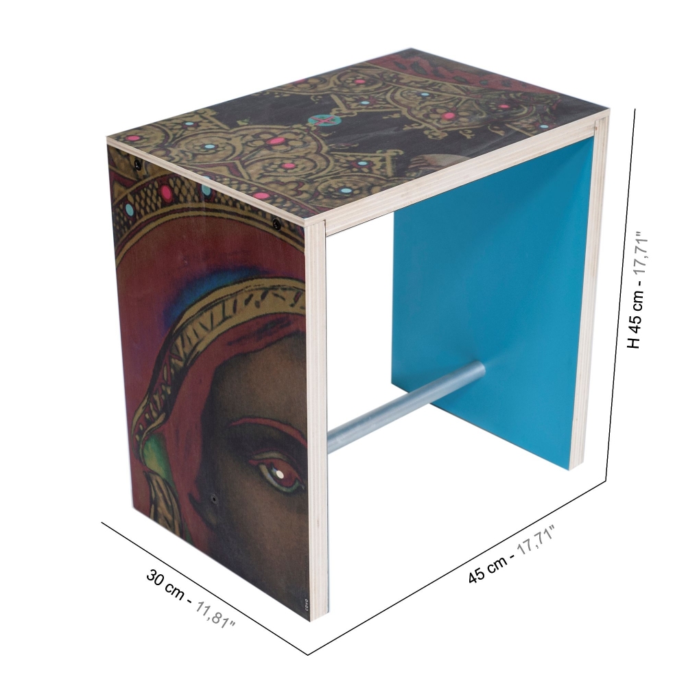 Covo Sgabello Nordico Verace h 45 cm